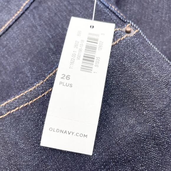 Old Navy Plus Size 26 Boot Cut Jeans Secret Slim Pockets Dark Wash Slimming - Picture 9 of 11